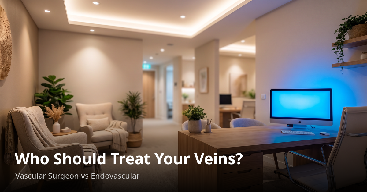 Read more about the article Vascular Surgeon vs Interventional Radiologist and Endovascular Surgeon — Who Should Treat Your Varicose Veins?